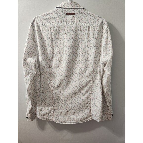 A Fish Named Fred Long Sleeve Shirt Size Large Paperclip Pattern - Picture 5 of 6